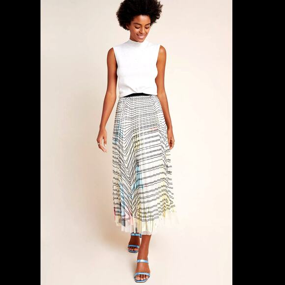 Geisha Designs Jennifer Sequined Tulle Maxi Skirt - XS New - Picture 1 of 7